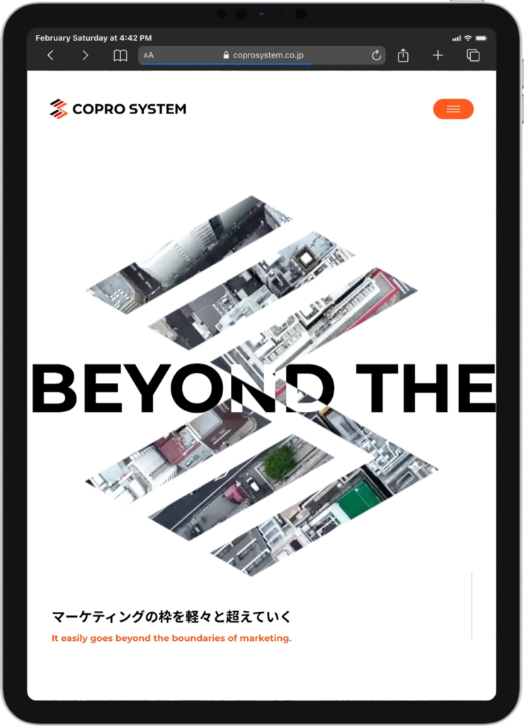 Copro System Corporate Website